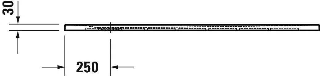 Duravit rechteck Duschwanne „Sustano“ 140 × 80 cm in Greige Matt