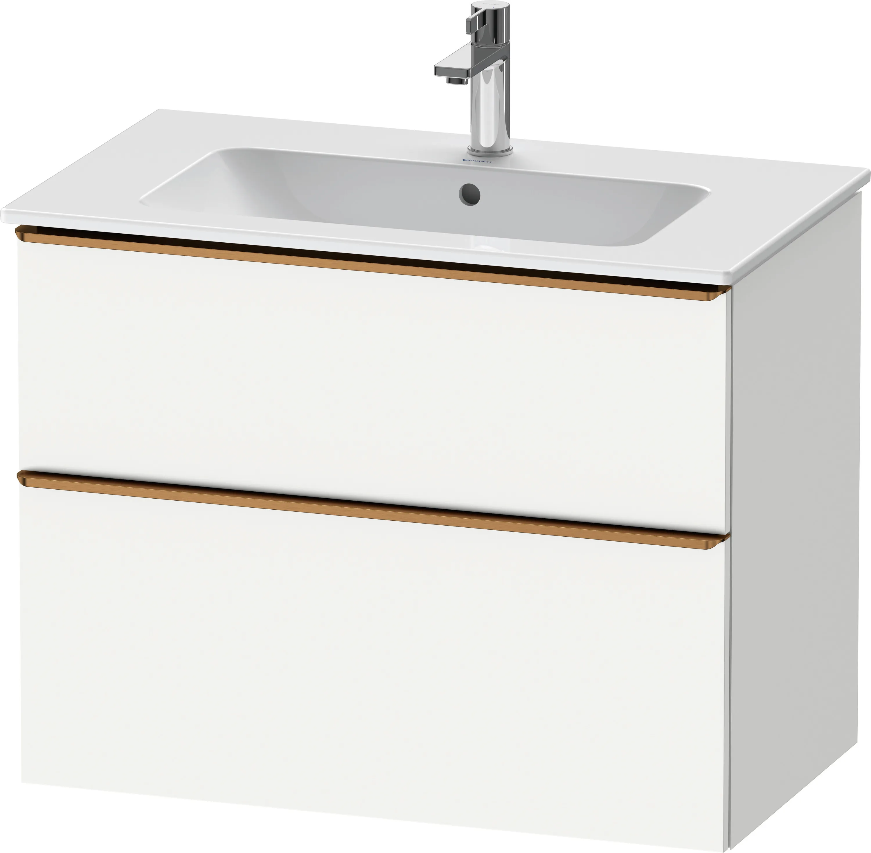 Duravit Waschtischunterschrank wandhängend „D-Neo“ 81 × 62,5 × 46,2 cm in Weiß Matt Duravit Waschtischunterschrank wandhängend „D-Neo“ 81 × 62,5 × 46,2 cm in Weiß Matt