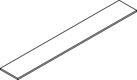 HEWI Glasplatte „System 100“ 55,9 cm HEWI Glasplatte „System 100“ 55,9 cm