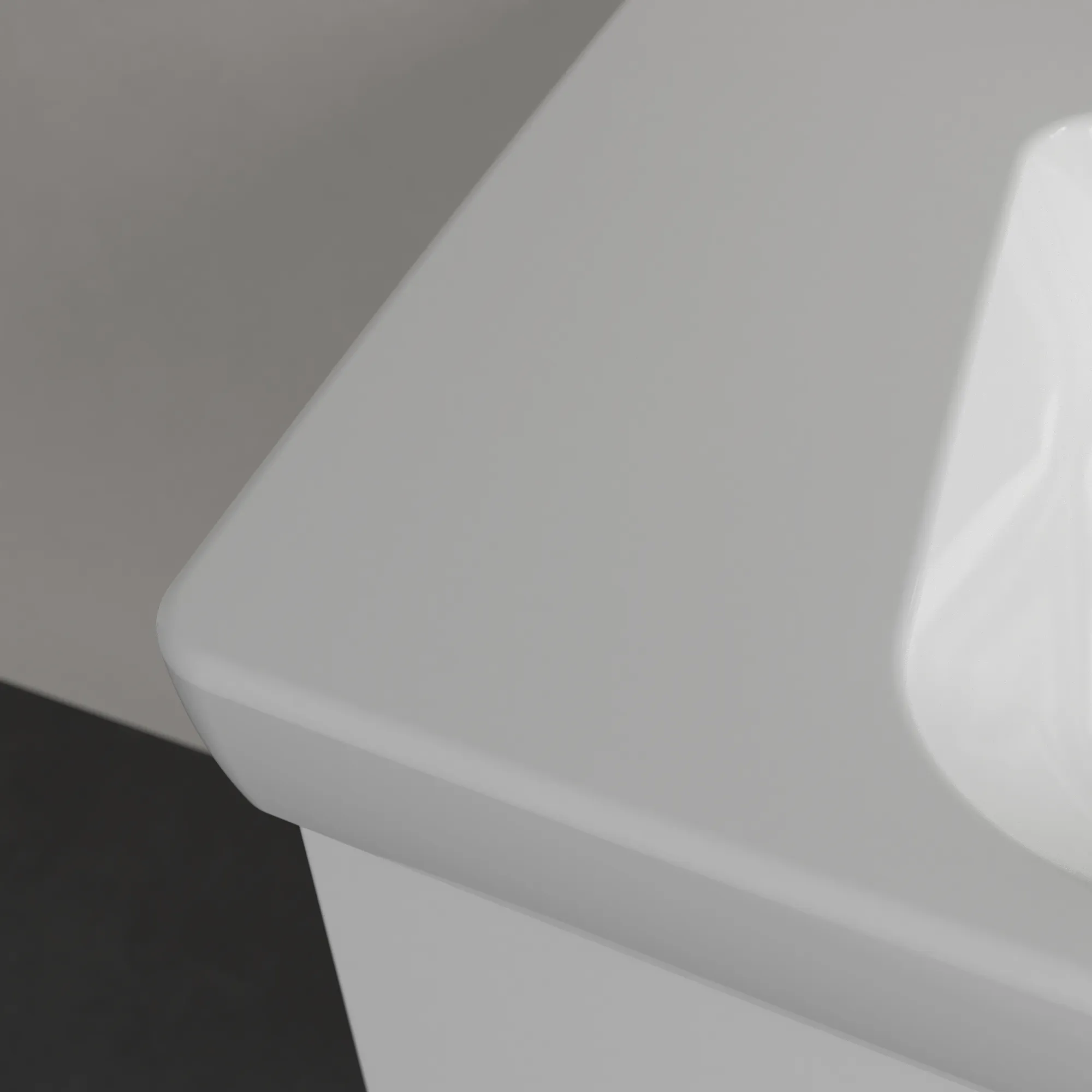 Waschbecken „Architectura“ 100 × 46 × 16,5 cm, ohne Hahnlochbohrung, mittig