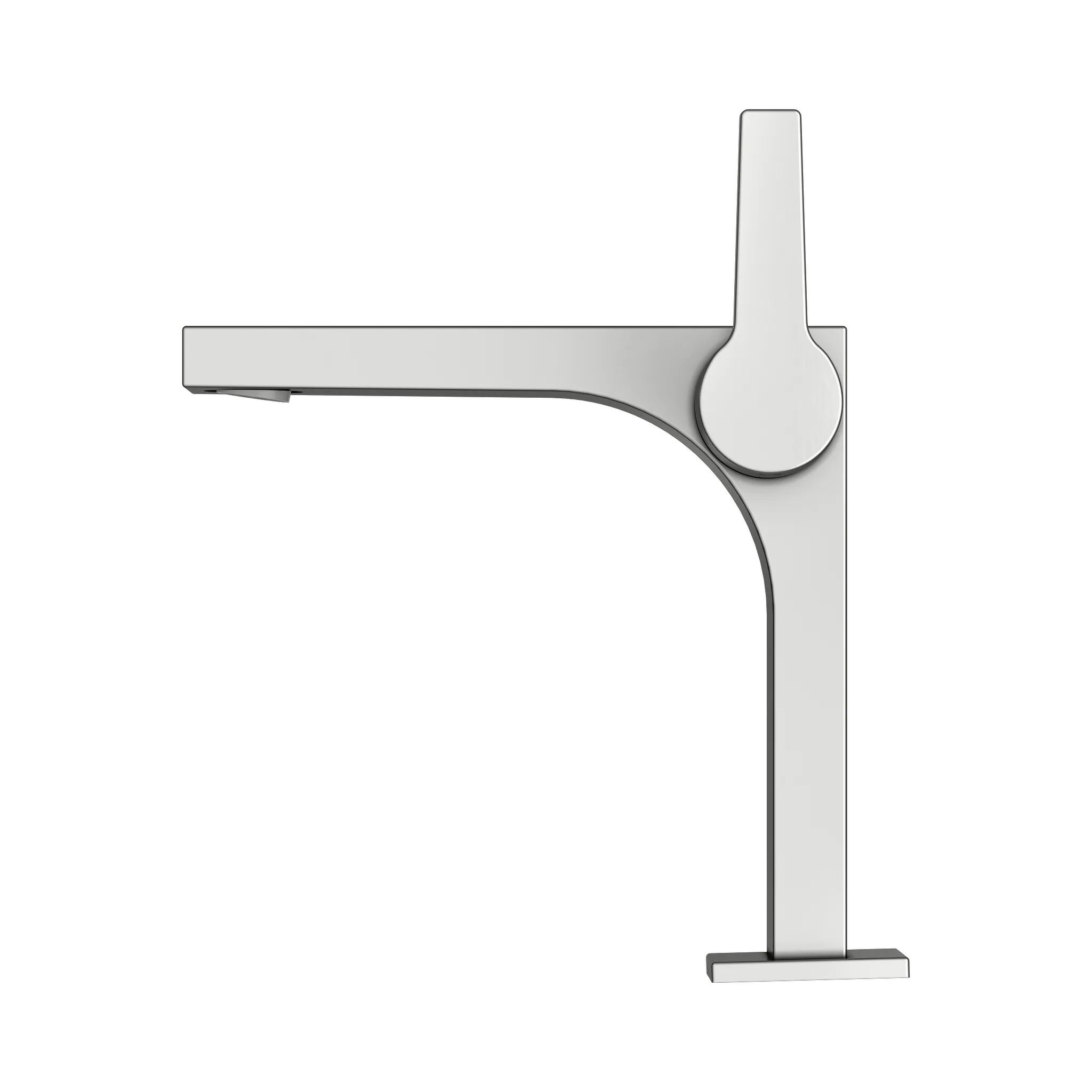 KEUCO EDITION 11 Einhebel-Waschtischmischer 150 ohne Zugstangen-Ablaufgarnitur Edelstahl-finish