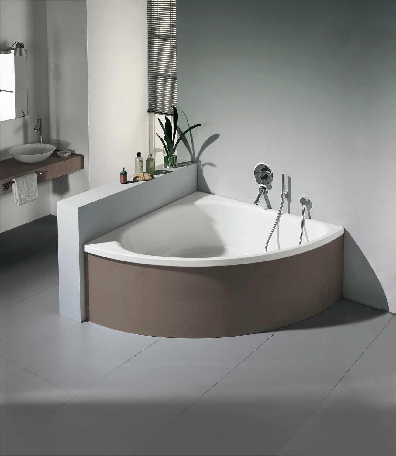 Bette eck Badewanne „BetteArco“ 140 × 140 cm in Pergamon Bette eck Badewanne „BetteArco“ 140 × 140 cm in Pergamon