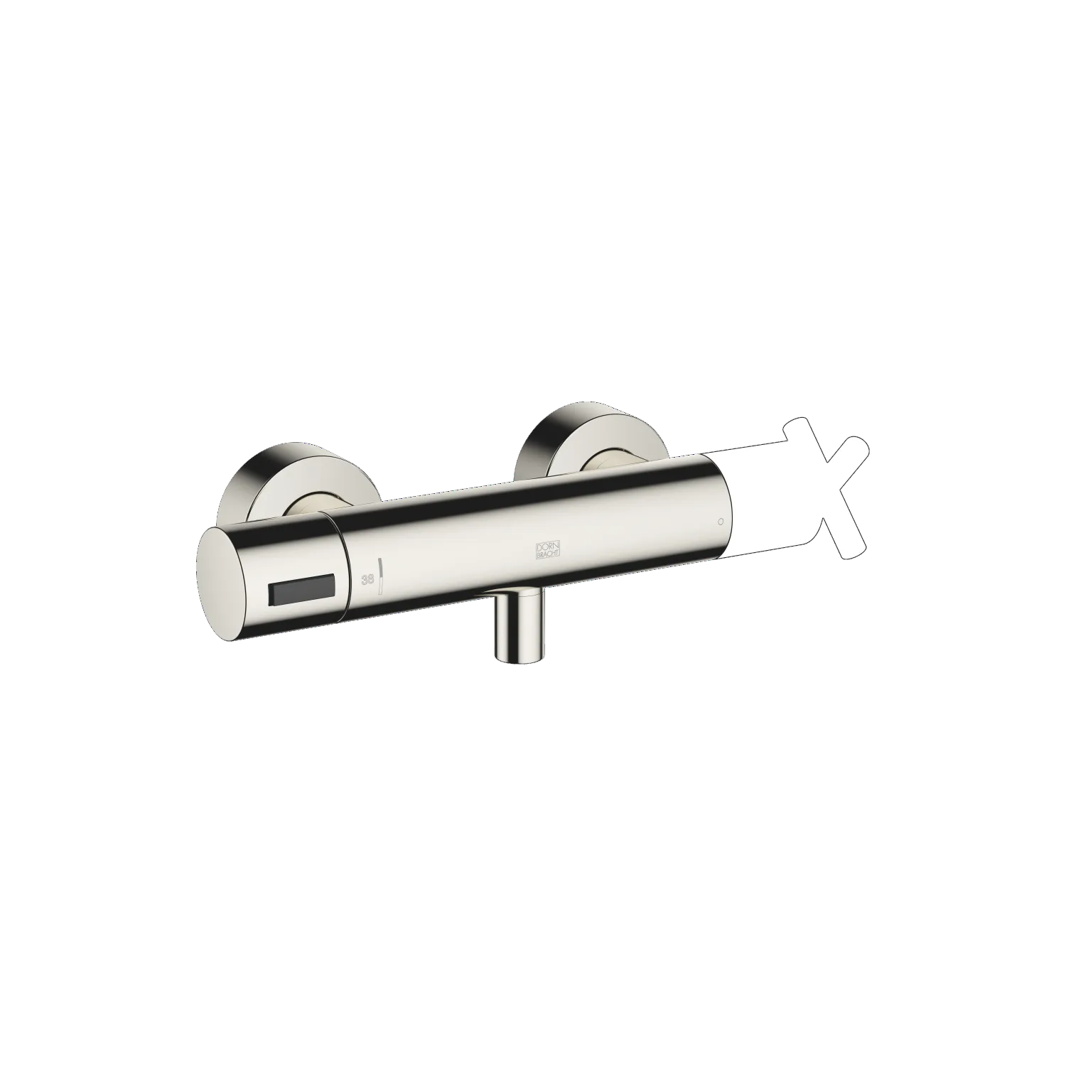 Dornbracht Brause-Thermostat für Wandmontage - Platin Dornbracht Brause-Thermostat für Wandmontage - Platin