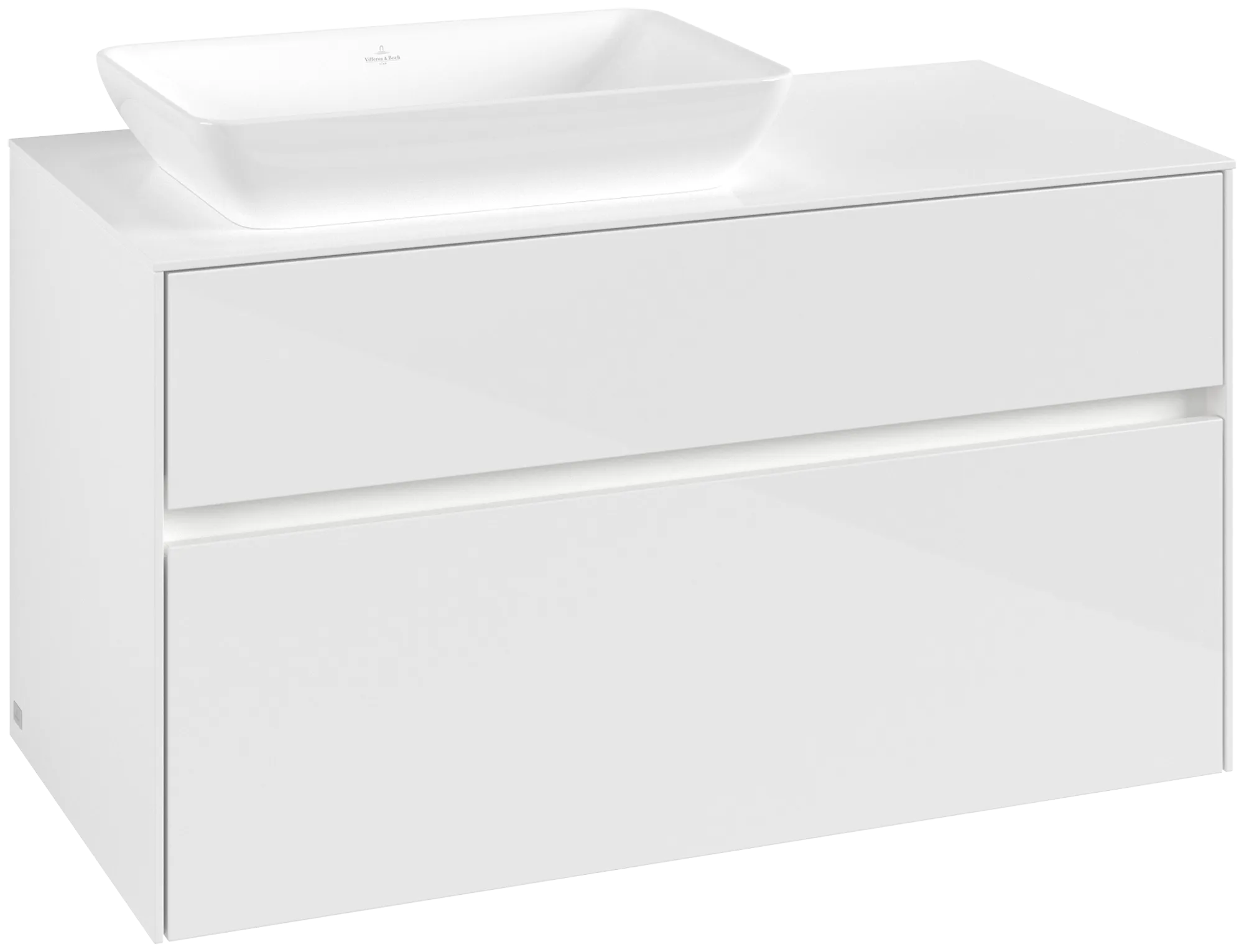 Villeroy & Boch Collaro Waschbeckenunterschrank C110B0, 1000x548x500mm, Glossy White
