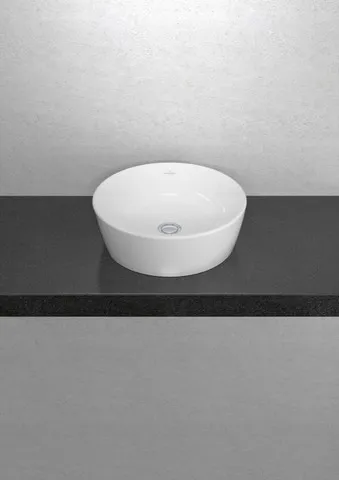 Villeroy & Boch Aufsatzwaschtisch „Architectura“ ⌀ 450 mm, ohne Hahnlochbohrung in Weiß Alpin Villeroy & Boch Aufsatzwaschtisch „Architectura“ ⌀ 450 mm, ohne Hahnlochbohrung in Weiß Alpin