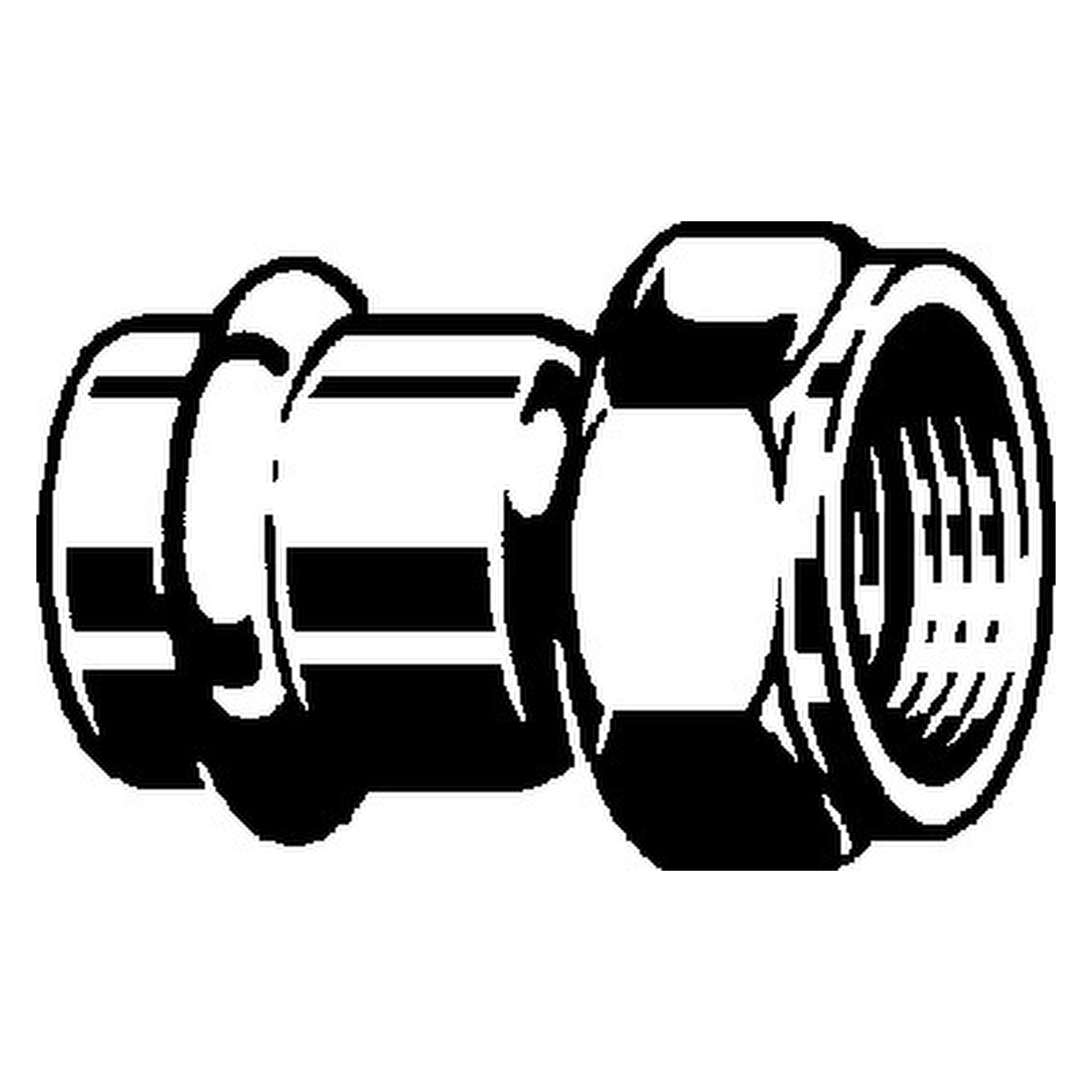 „Prestabo“ Verschschraubung mit 1 Muffe und Überwurfmutter 28 mm × 1 1/4″