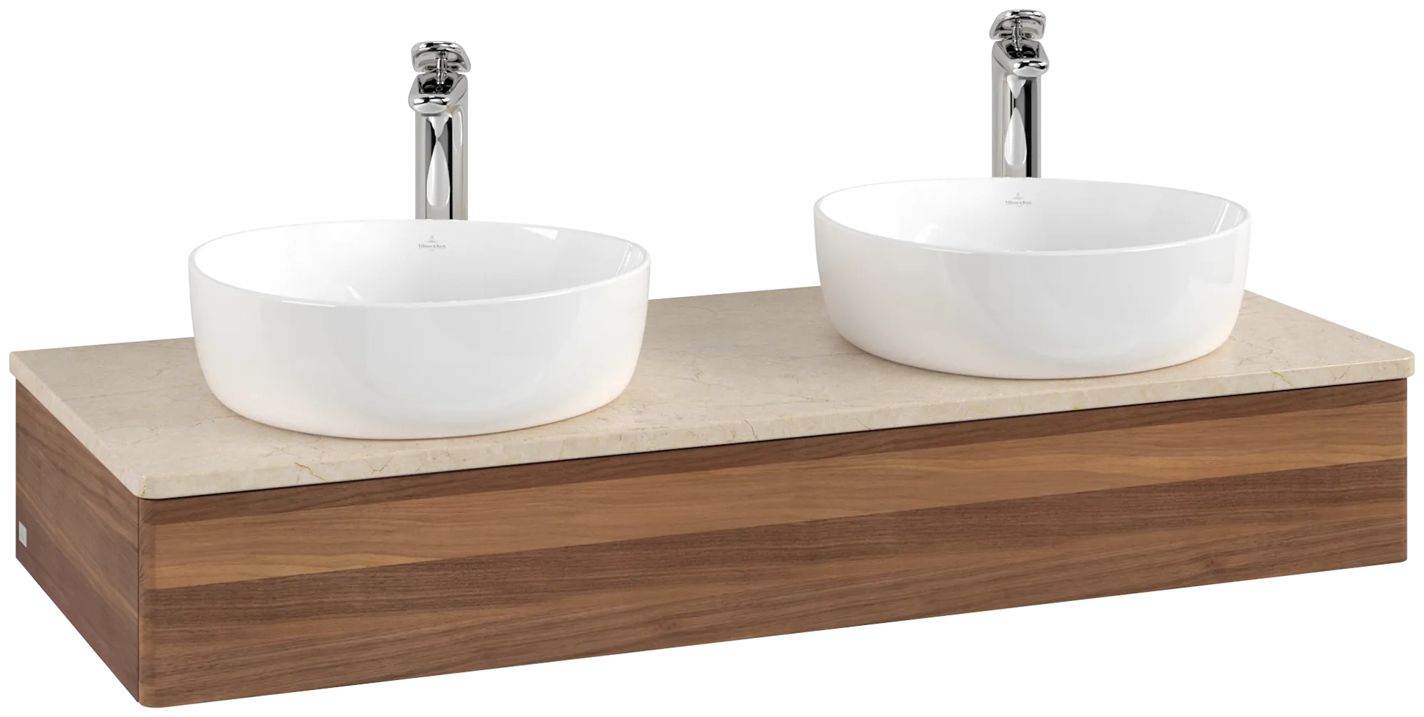 Villeroy & Boch Antao L13_5 Waschbeckenunterschrank 1200x190x500mm Warm Walnut