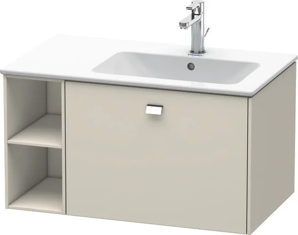 Duravit Waschtischunterschrank wandhängend „Brioso“ 82 × 44,2 × 47,9 cm in Taupe Matt