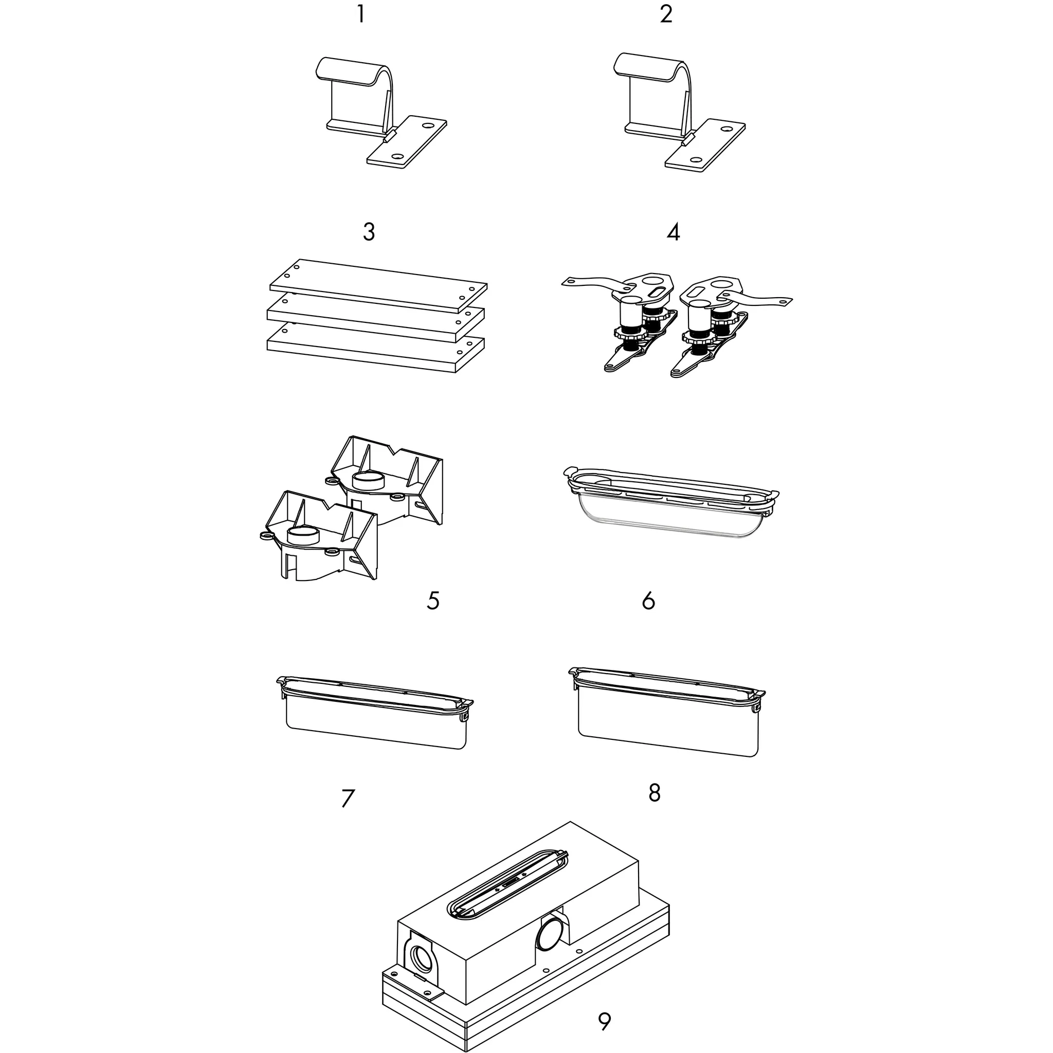 Komplettset uBox universal für Standardinstall.1200mm für DR FS Komplettset uBox universal für Standardinstall.1200mm für DR FS