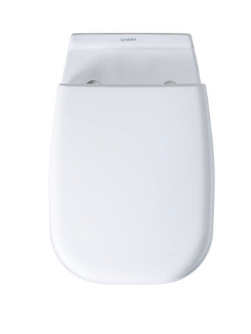 Set Wand-Tiefspül-WC „D-Code“ 35,5 × 36 × 54,5 cm, mit Spülrand und Duravit WC-Sitz „D-Code“ 35,9 × 44,2 × 5 cm mit Softclose