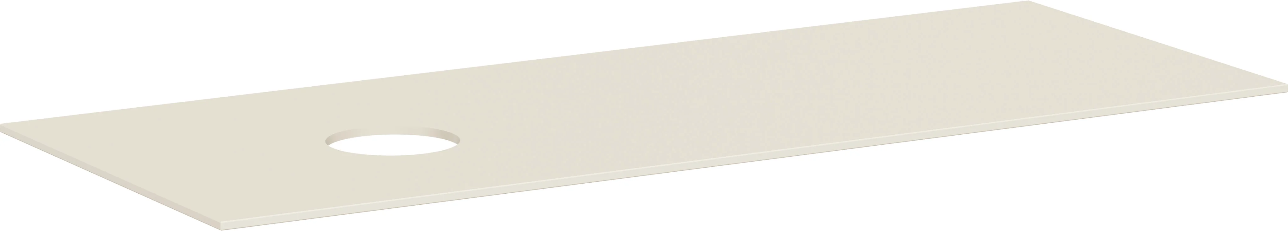 Hansgrohe Xevolos E Konsole Sandbeige Matt, 1370x550 mm, 10 mm stark, mit Ausschnitt links für Aufsatzwaschtisch ohne Hahnloch Hansgrohe Xevolos E Konsole Sandbeige Matt, 1370x550 mm, 10 mm stark, mit Ausschnitt links für Aufsatzwaschtisch ohne Hahnloch