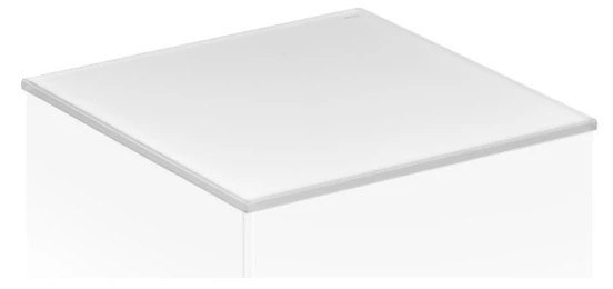 KEUCO Abdeckplatte „Edition 11“ Weiß (Glas, satiniert), 1061 × 524 × 3 mm KEUCO Abdeckplatte „Edition 11“ Weiß (Glas, satiniert), 1061 × 524 × 3 mm