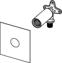 TECEprofil System-Wandscheibe TECEflex 16 × 1/2″, lange Ausführung, Siliziumbronze TECEprofil System-Wandscheibe TECEflex 16 × 1/2″, lange Ausführung, Siliziumbronze