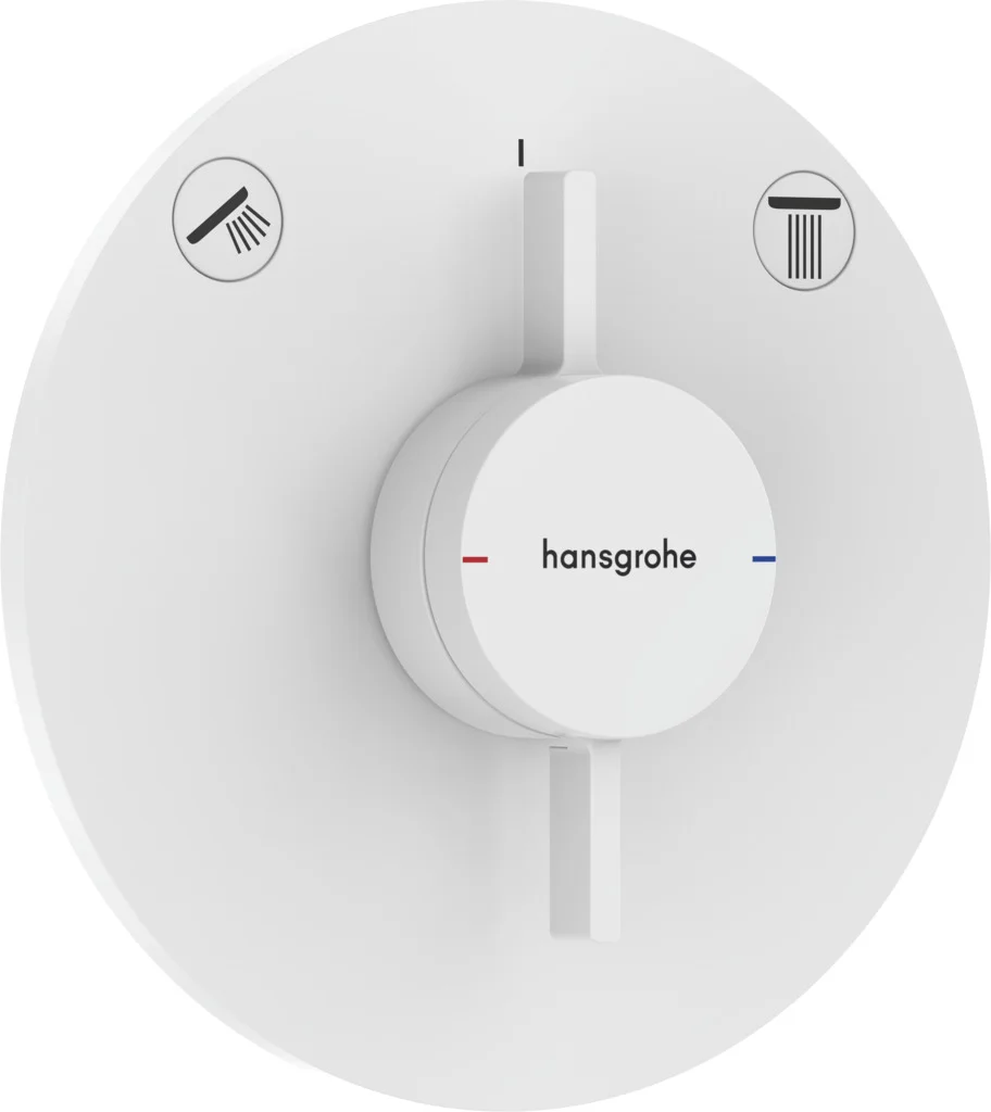 Hansgrohe DuoTurn S Mischer Unterputz, 2 Verbraucher, mattweiß Hansgrohe DuoTurn S Mischer Unterputz, 2 Verbraucher, mattweiß