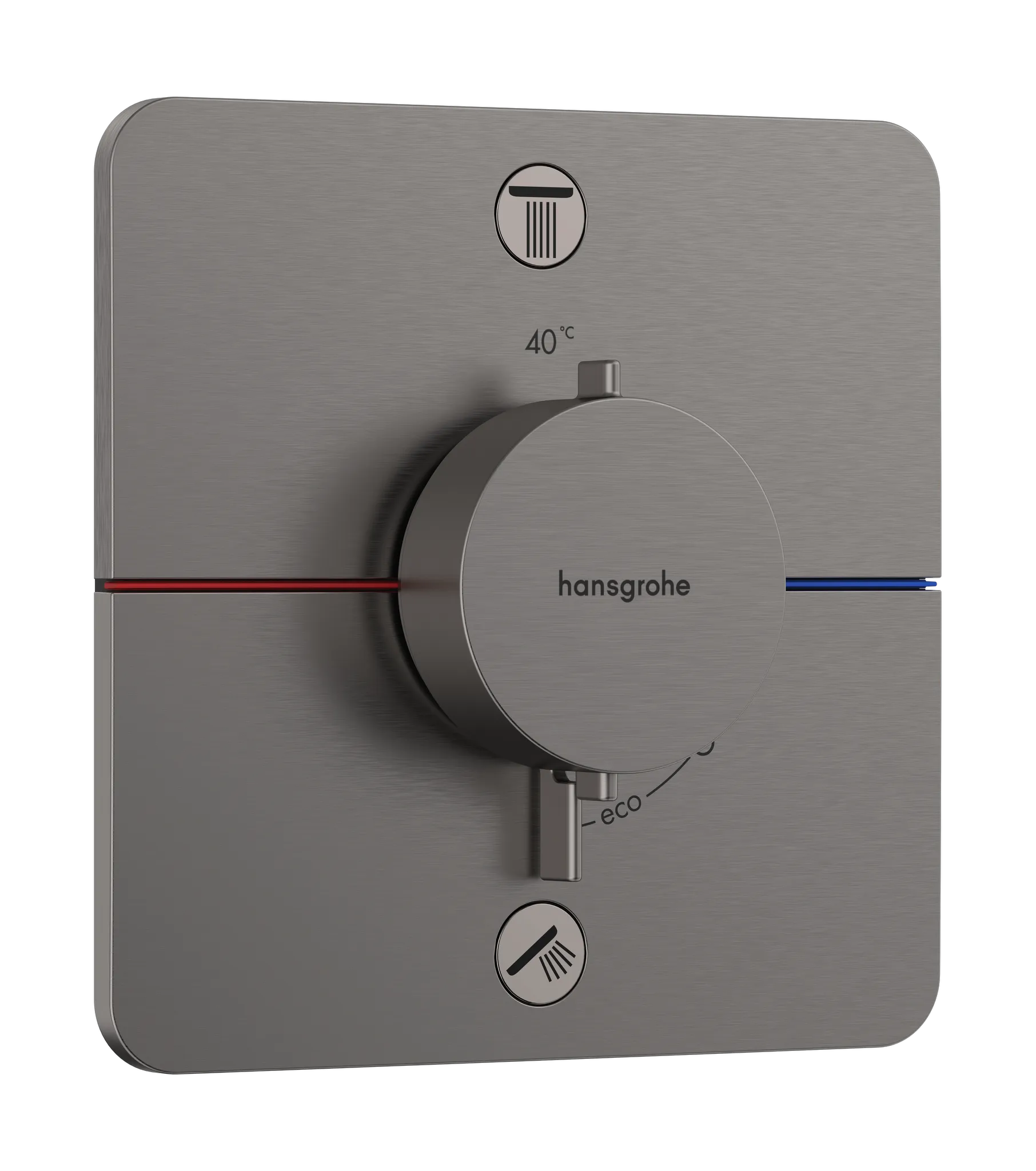 Hansgrohe ShowerSelect Comfort Q Thermostat Unterputz für 2 Verbraucher Brushed Black Chrome Hansgrohe ShowerSelect Comfort Q Thermostat Unterputz für 2 Verbraucher Brushed Black Chrome