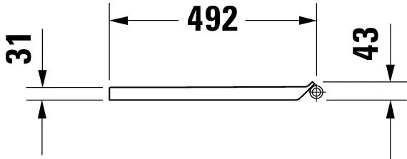 Duravit WC-Sitz „DuraStyle“ Vital 37,9 × 50,7 × 4,3 cm Duravit WC-Sitz „DuraStyle“ Vital 37,9 × 50,7 × 4,3 cm