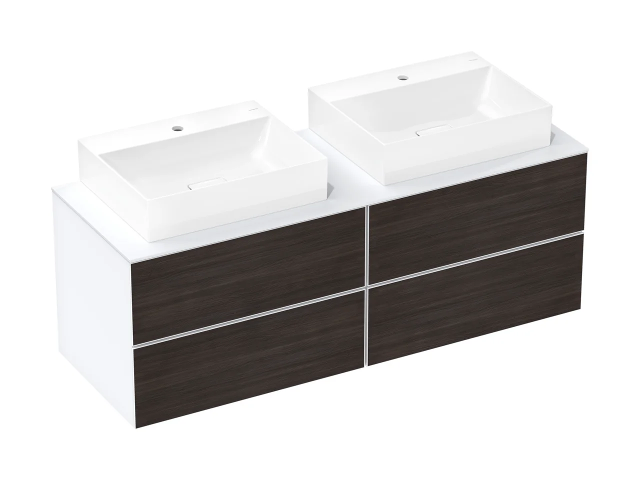 Hansgrohe Xevolos E Aufsatzwaschtisch, Keramik, 600x480 mm, glänzend, SmartClean, geschliffen, ohne Überlauf Hansgrohe Xevolos E Aufsatzwaschtisch, Keramik, 600x480 mm, glänzend, SmartClean, geschliffen, ohne Überlauf