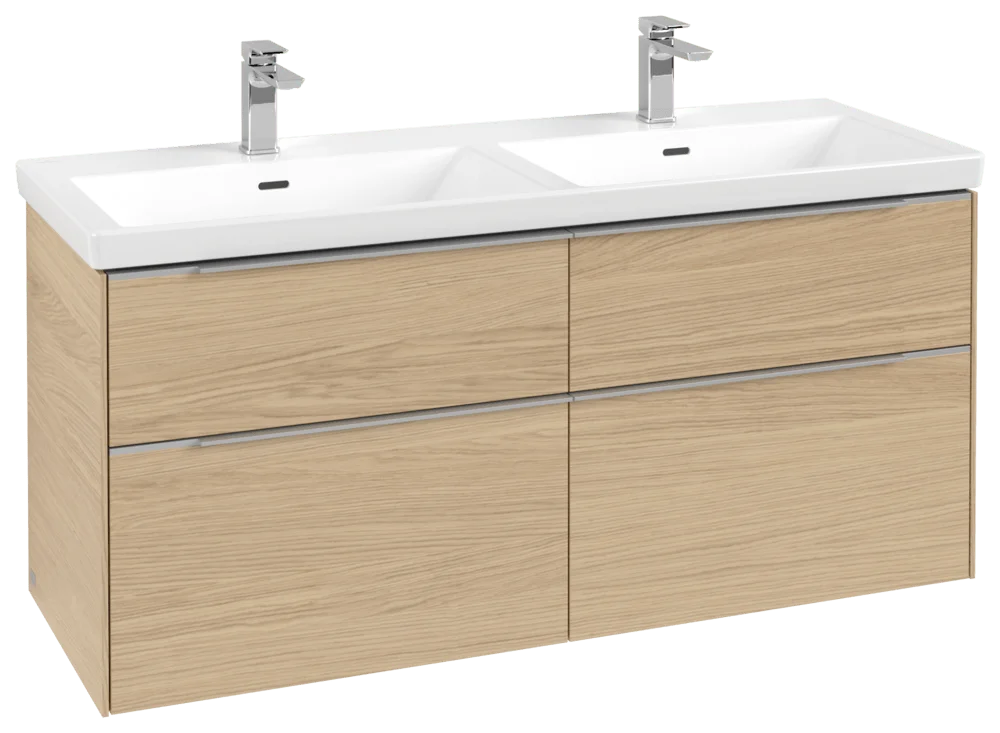 Villeroy & Boch Subway 3.0 Waschbeckenunterschrank C568L0, 1272 x 576 x 478 mm, mit Beleuchtung Villeroy & Boch Subway 3.0 Waschbeckenunterschrank C568L0, 1272 x 576 x 478 mm, mit Beleuchtung