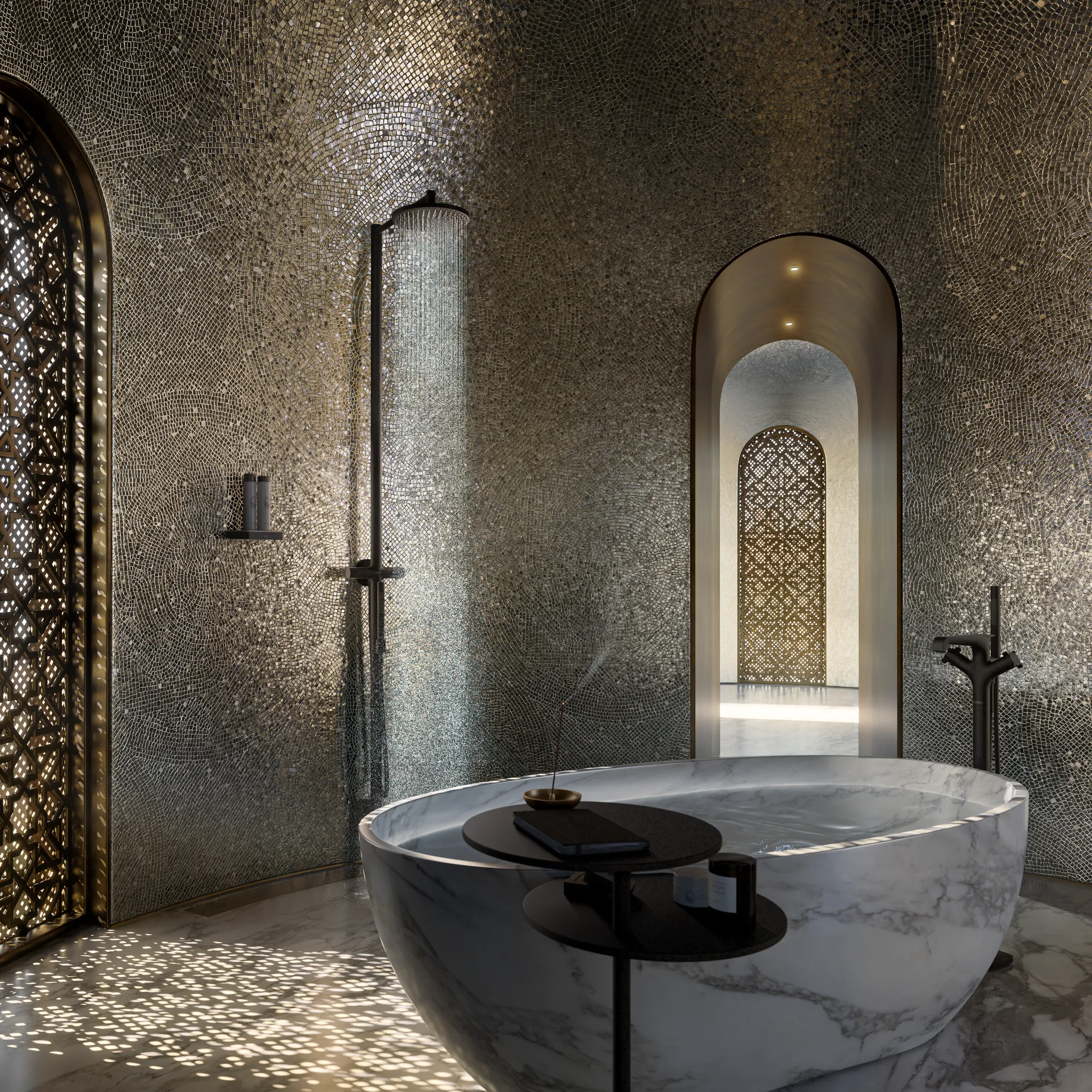 Hansgrohe AXOR Universal Softsquare Ablage 150, Mattschwarz Hansgrohe AXOR Universal Softsquare Ablage 150, Mattschwarz