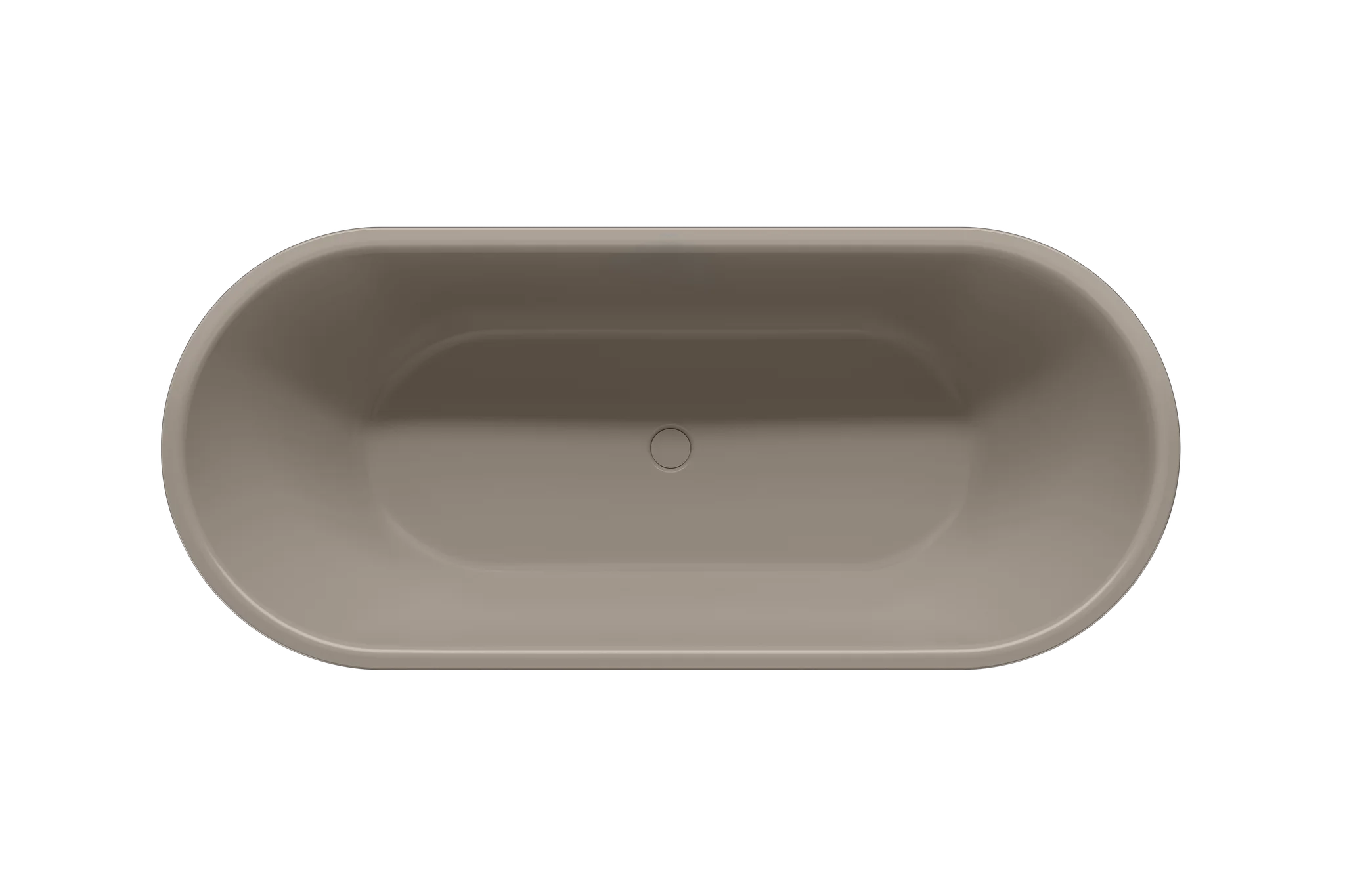 Kaldewei MEISTERSTÜCK CLASSIC DUO OVAL Badewanne, 1650x710 mm, warm grey 60, freistehend, mittiger Ab- und Überlaufdeckel Kaldewei MEISTERSTÜCK CLASSIC DUO OVAL Badewanne, 1650x710 mm, warm grey 60, freistehend, mittiger Ab- und Überlaufdeckel