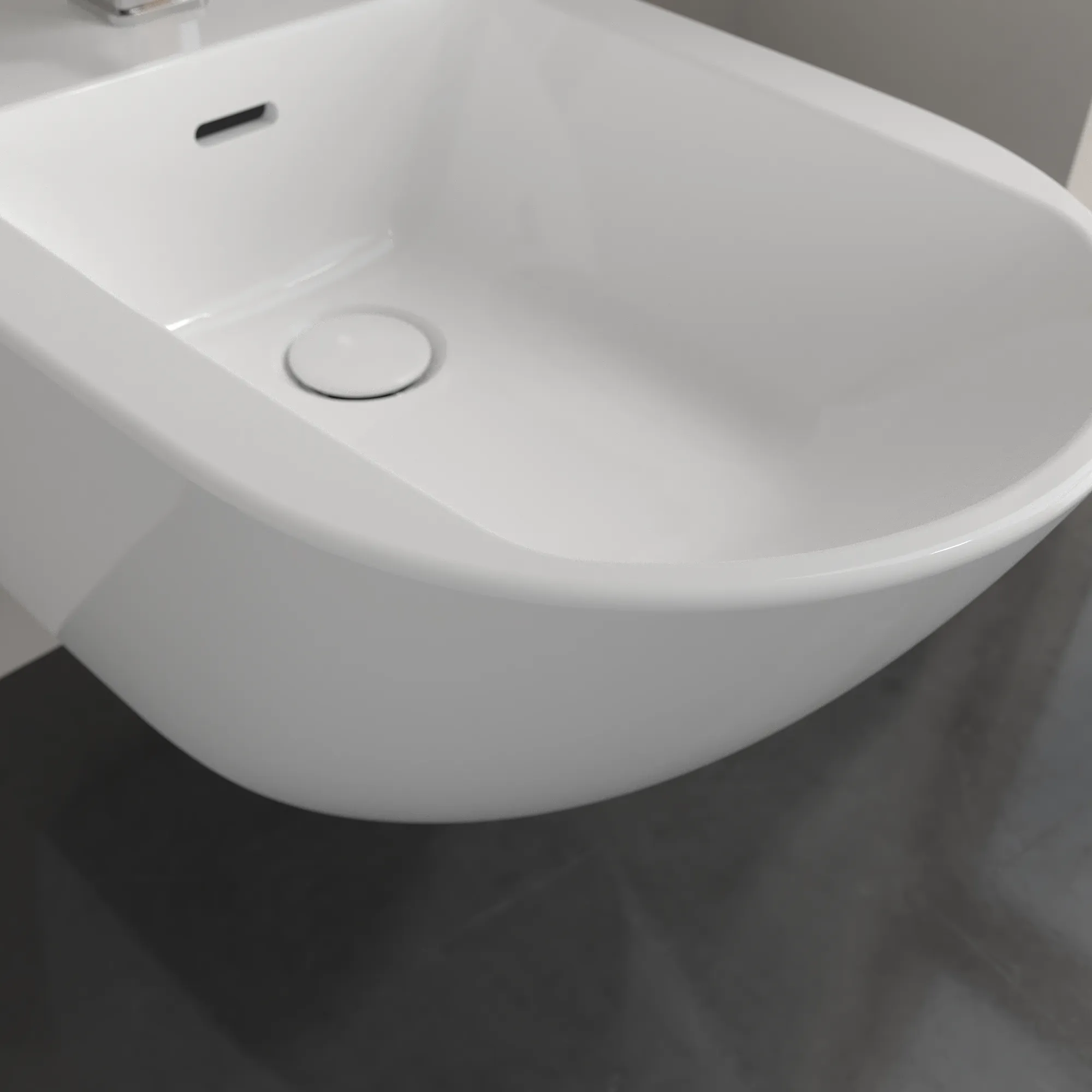 Villeroy & Boch Bidet „Antao“, Befestigung verdeckt 375 × 560 × 270 mm in Weiß Alpin Villeroy & Boch Bidet „Antao“, Befestigung verdeckt 375 × 560 × 270 mm in Weiß Alpin