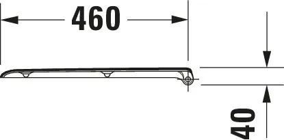 Duravit WC-Sitz „D-Code“ 36 × 47,5 × 5 cm