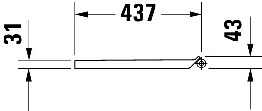 Duravit WC-Sitz „DuraStyle“ Vital 37,7 × 44,7 × 4,3 cm Duravit WC-Sitz „DuraStyle“ Vital 37,7 × 44,7 × 4,3 cm