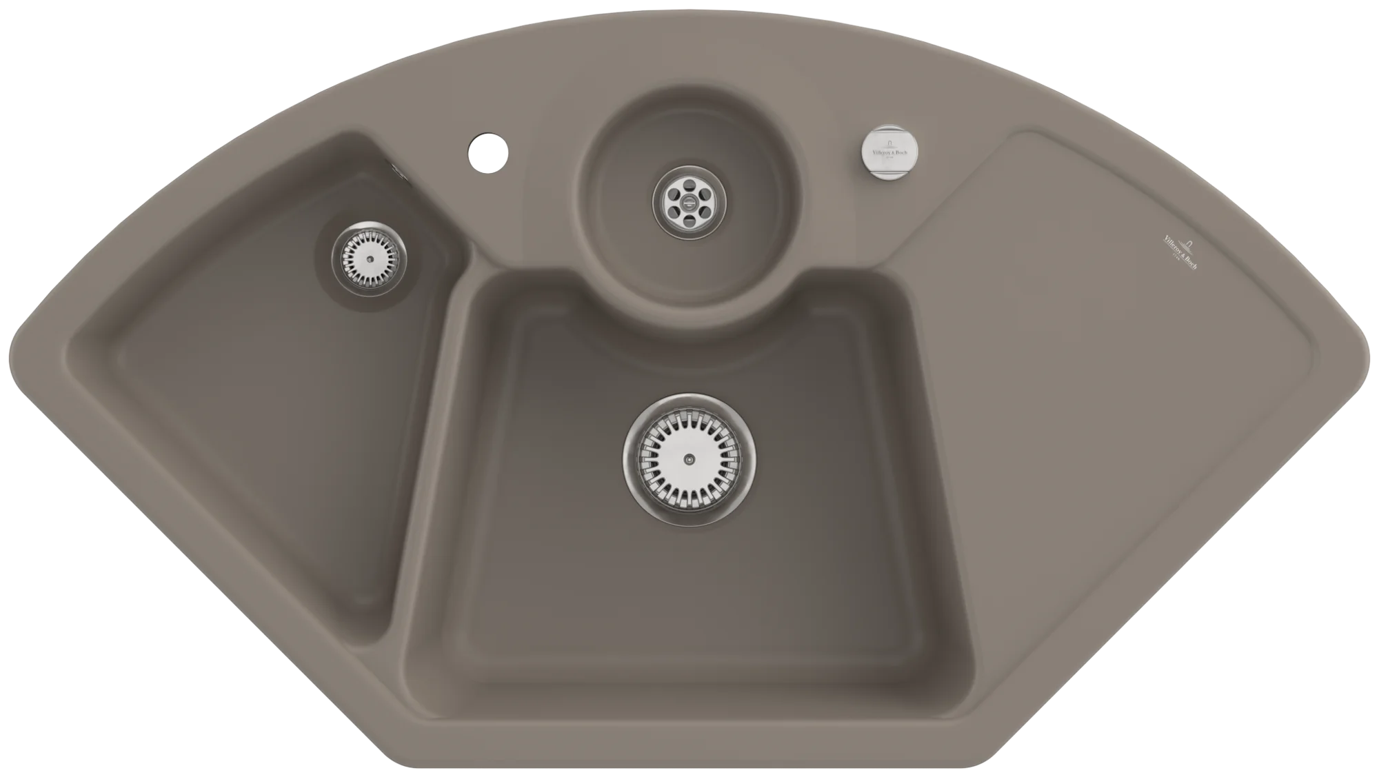 Villeroy & Boch Eckspüle Solo Eck 670802, 1075x600mm
