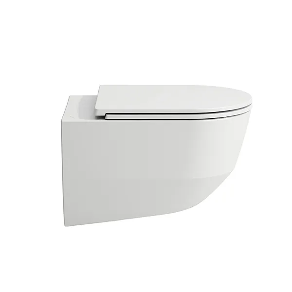 Tiefspül-WC wandhängend PRO 530x360 spülrandlos mit verdeckter Befestigung weiß