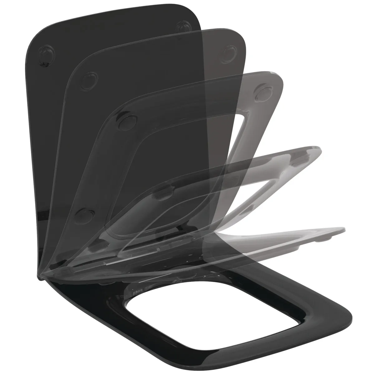 Ideal Standard WC-Sitz „BlendCube“ in Schwarz Ideal Standard WC-Sitz „BlendCube“ in Schwarz
