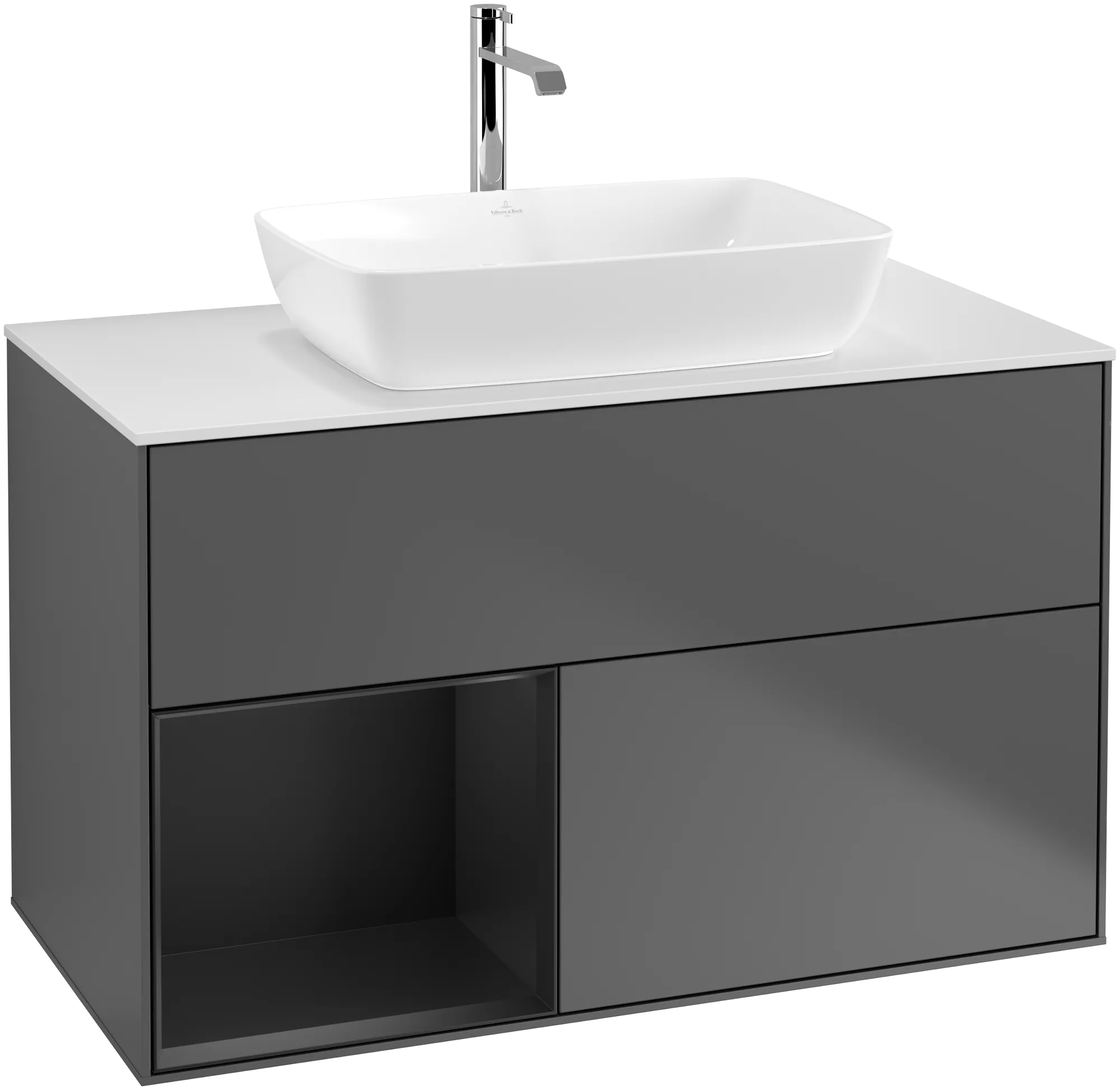 Villeroy & Boch Finion Waschbeckenunterschrank G77 1000x603x501mm anthrazit