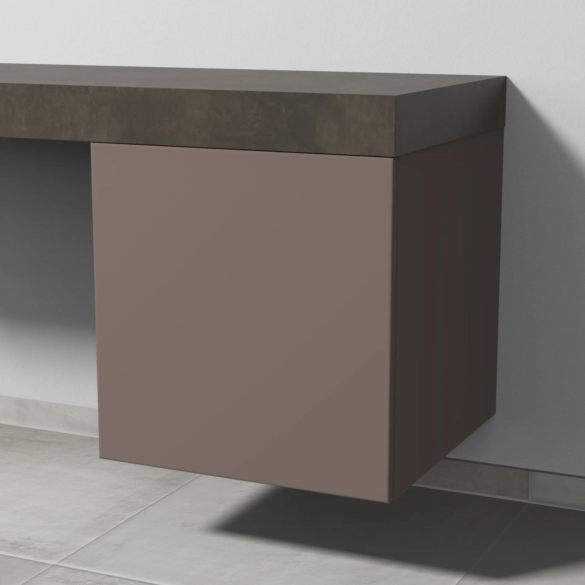 Sanipa Anbauschrank „2morrow“ 500 × 510 × 520 mm in Taupe (matt)