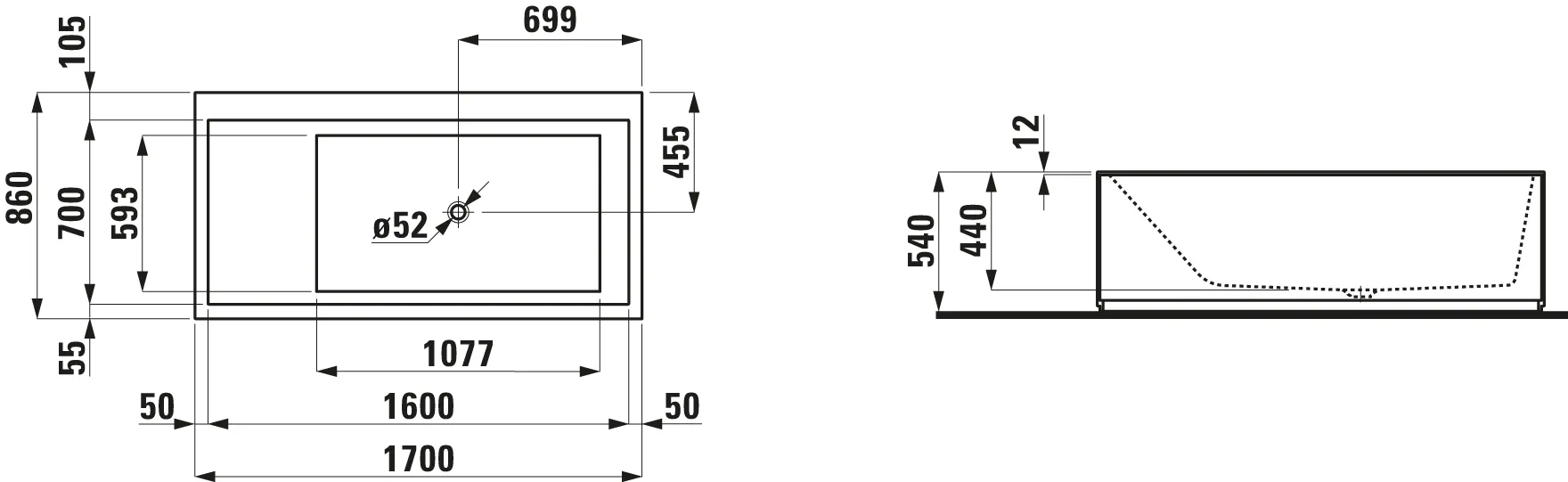 Laufen KARTELL Laufen Badewanne H223332, freistehend, 1700x860mm, weiß mit LED-Beleuchtung Laufen KARTELL Laufen Badewanne H223332, freistehend, 1700x860mm, weiß mit LED-Beleuchtung