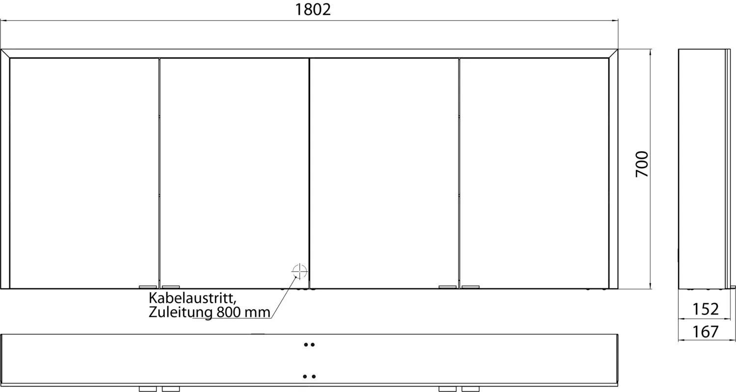 emco Spiegelschrank „prime 3“