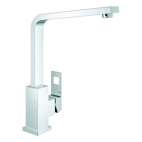 Einhand-Spültischbatterie Eurocube 31255, schwenkbarer Gussauslauf, Einlochmontage, chrom Einhand-Spültischbatterie Eurocube 31255, schwenkbarer Gussauslauf, Einlochmontage, chrom