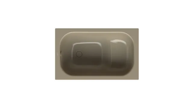 Bette Badewanne Rechteck Step Hazel 1050x650x420 mm Einbau Unterbau Raumspar 30 mm Randhöhe 36 l Nutzinhalt glasierter Titan-Stahl schallreduzierende Antidröhn-Matte