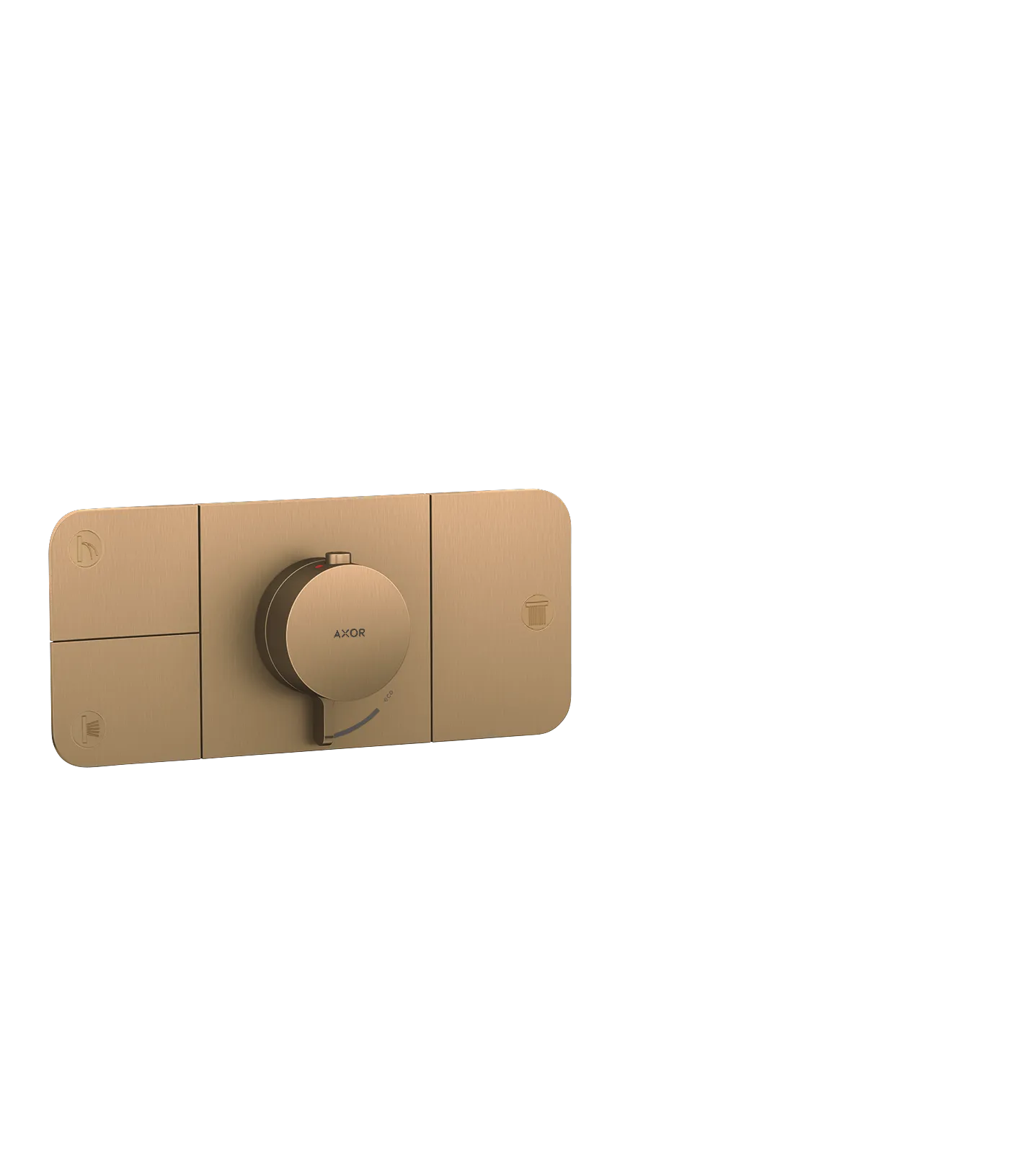 Hansgrohe AXOR One Thermostatmodul Unterputz für 3 Verbraucher Brushed Bronze