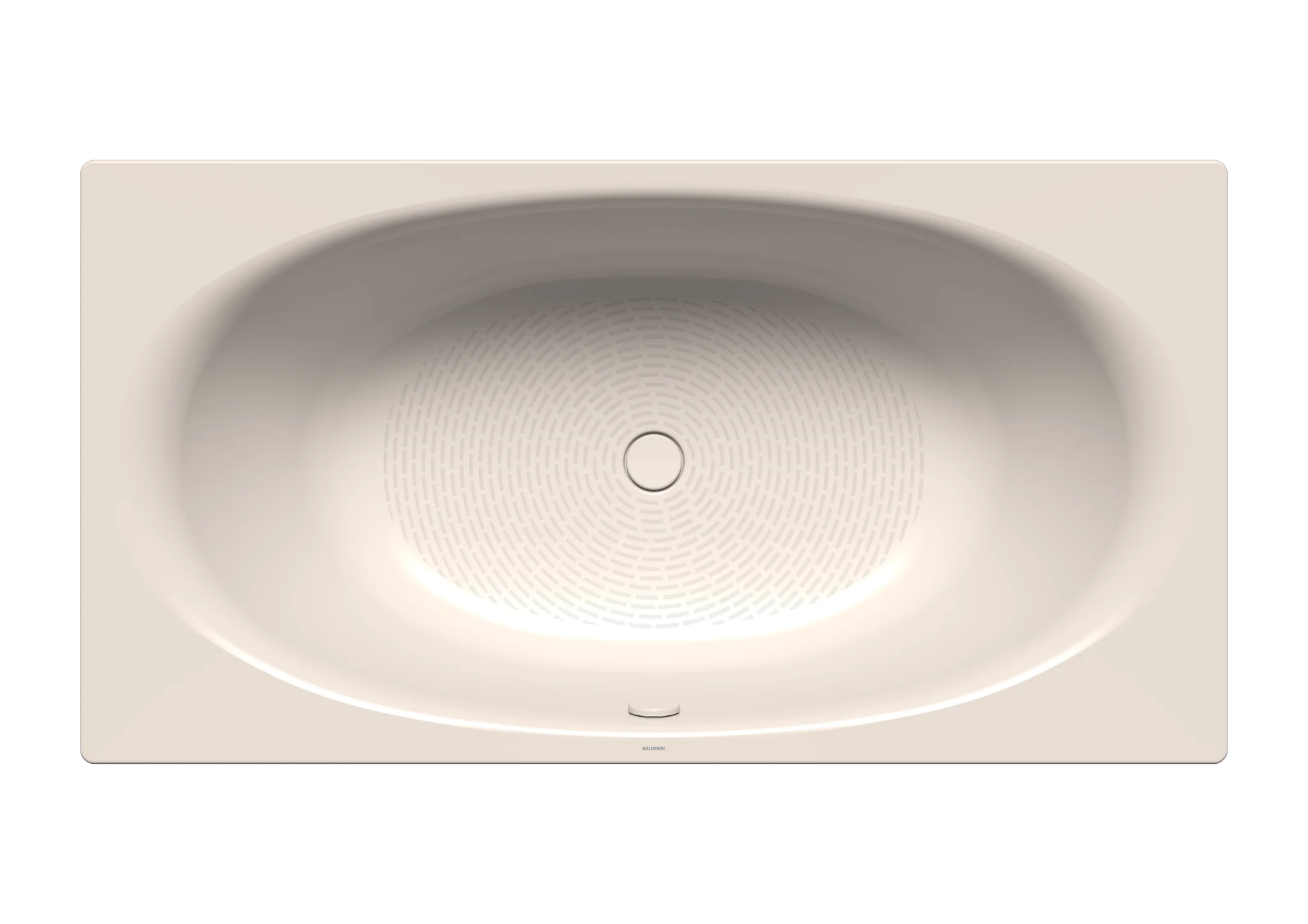 Kaldewei ELLIPSO DUO Badewanne, 1900x1000 mm, pergamon, Vollantislip