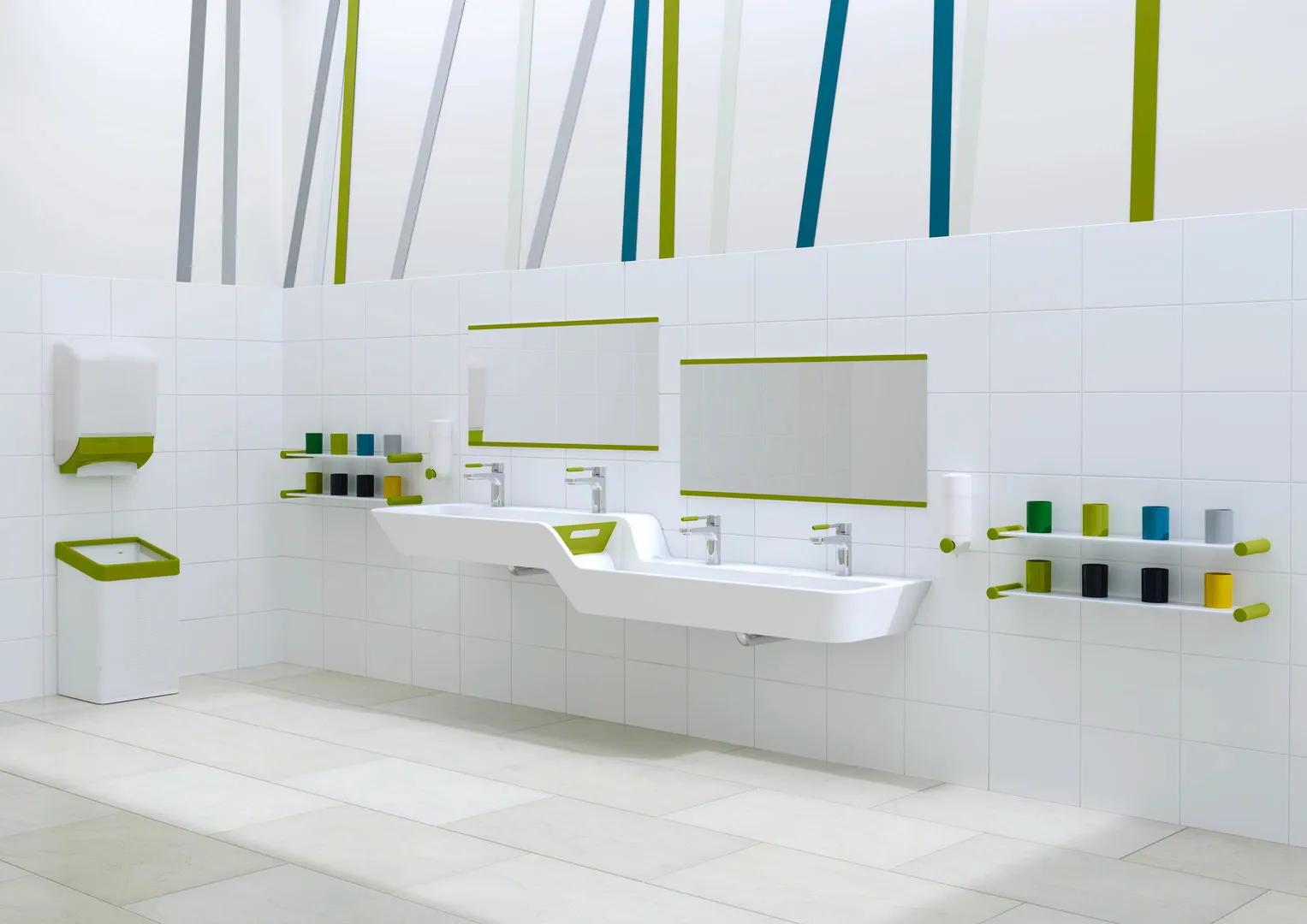 HEWI Kids PG87 Spiegel Splash it, 450x400mm, Apfelgrün HEWI Kids PG87 Spiegel Splash it, 450x400mm, Apfelgrün