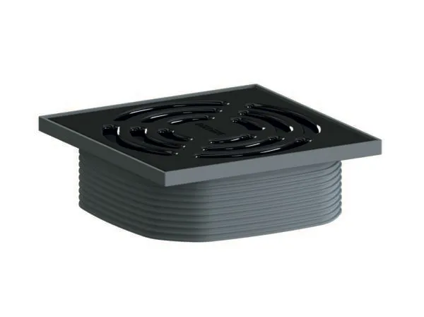 Aufsatz DallDrain Pure, schwarz matt, 120 x 120 mm Aufsatz DallDrain Pure, schwarz matt, 120 x 120 mm