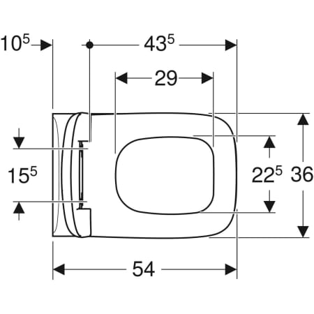 Wand-Tiefspül-WC Set mit WC-Sitz „Renova Plan“ 36 × 38 × 54 cm in weiß alpin, mit Spülrand Wand-Tiefspül-WC Set mit WC-Sitz „Renova Plan“ 36 × 38 × 54 cm in weiß alpin, mit Spülrand