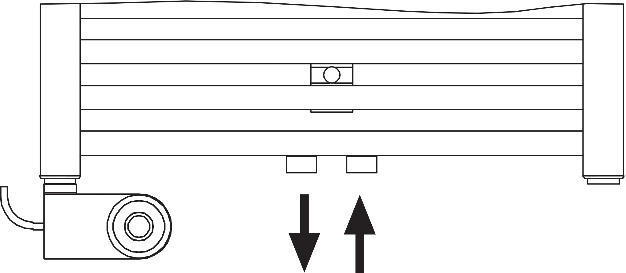 Kermi Design-Heizkörper „Duett®“ 93,4 × 118,8 cm in Weiß Kermi Design-Heizkörper „Duett®“ 93,4 × 118,8 cm in Weiß