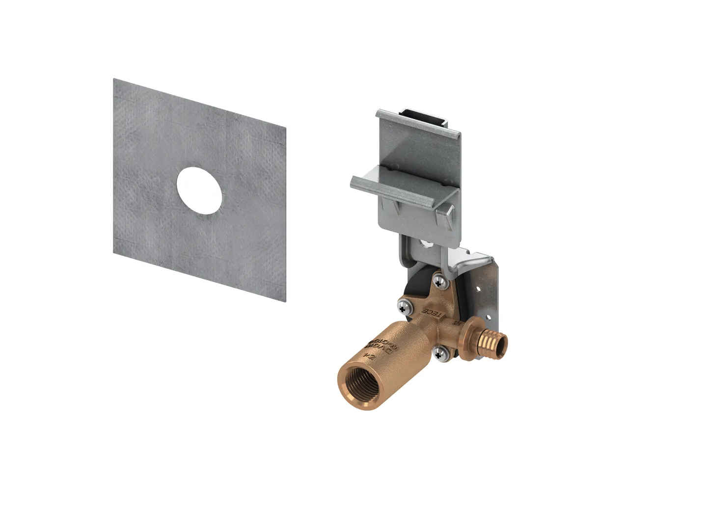 TECEprofil Armaturenanschluss ohne Wandscheibe TECEprofil Armaturenanschluss ohne Wandscheibe