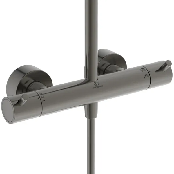 Ideal Standard Ceratherm T125+ Duschsystem mit Brausethermostat Magnetic Grey Ideal Standard Ceratherm T125+ Duschsystem mit Brausethermostat Magnetic Grey