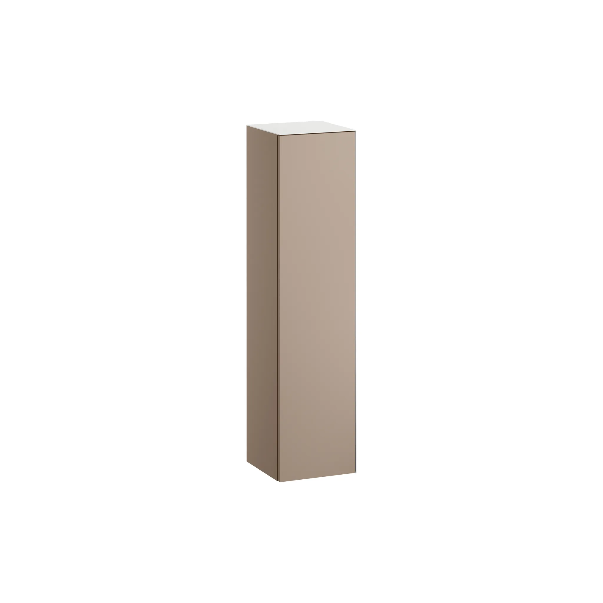 HS FOLIO 300x303x1246 1 Tür Scharn. li 4 Glasabl. Push/Pull Fossilgrau