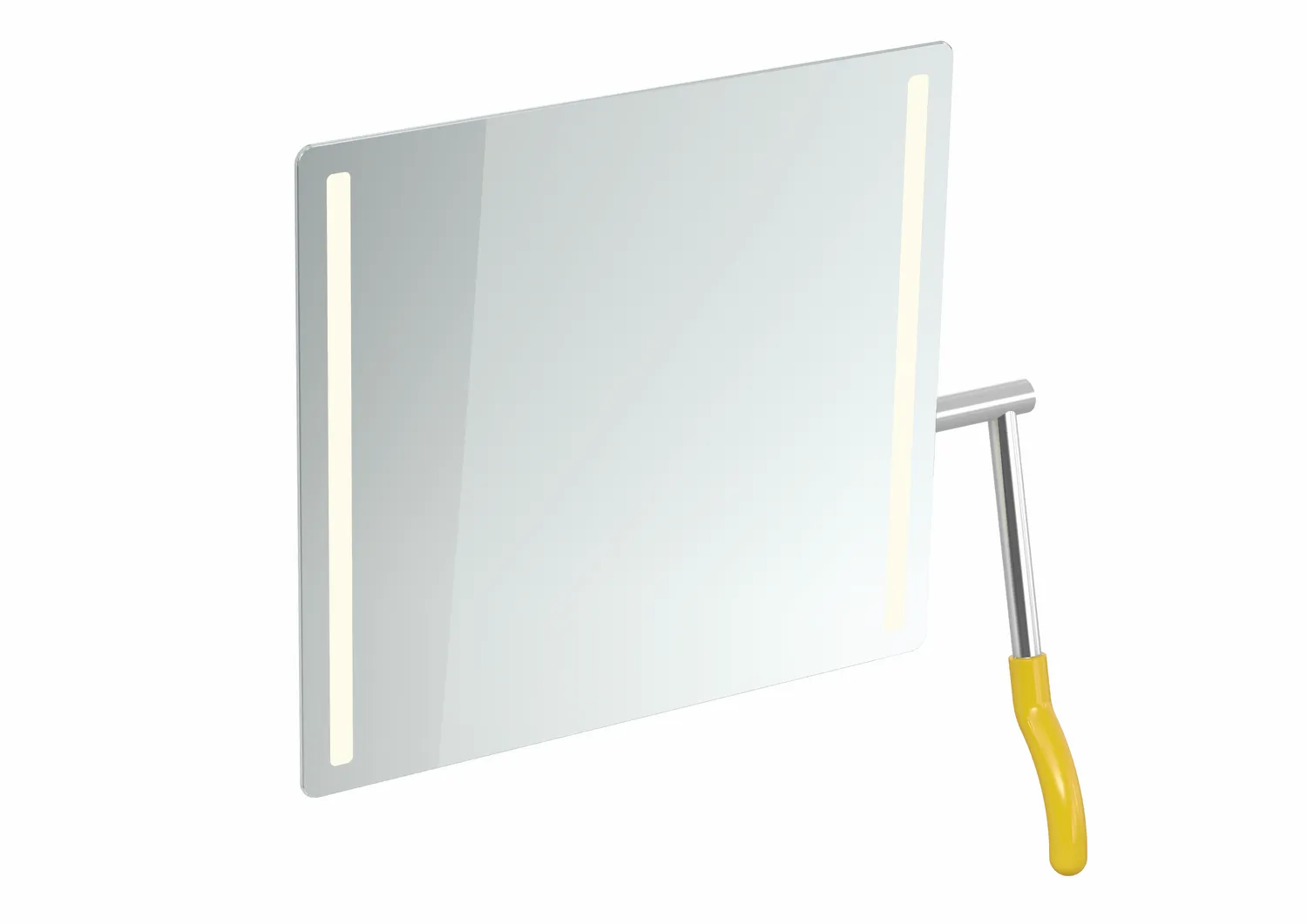 HEWI Kippspiegel „Serie 802 LifeSystem“ 60 × 54 cm in Senfgelb HEWI Kippspiegel „Serie 802 LifeSystem“ 60 × 54 cm in Senfgelb