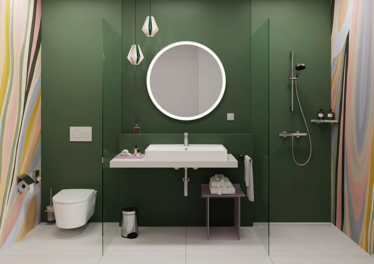 Hansgrohe Ecostat Element Brausethermostat Aufputz Chrom, DN15, Temperatur- und Volumensteuerung, EcoStop+ Taste begrenzt Wasserverbrauch auf 6 l/min, maximale Durchflussmenge bei 3 bar: 17 l/min, min. Betriebsdruck: 1 bar, max. Betriebsdruck: 10 bar, Si