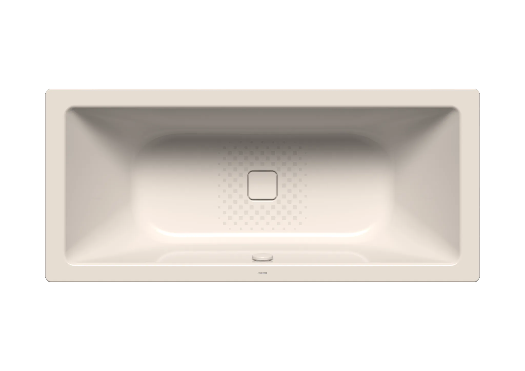 Kaldewei Badewanne „Conoduo“ rechteck 200 × 100 cm, mit Grifflochbohrungen in pergamon