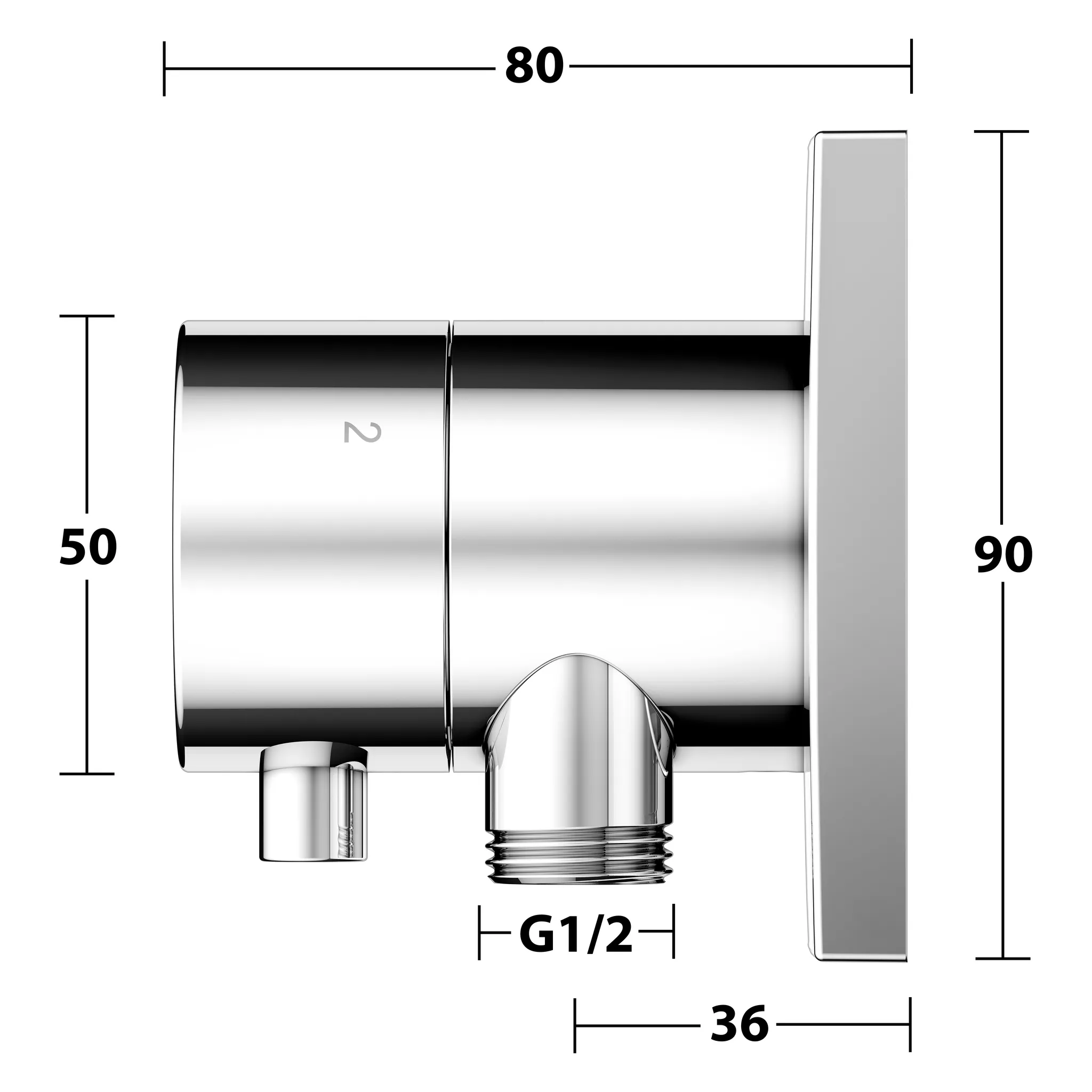 IXMO 59549011102 3-Wege Ab- u. Umstellventil UP mit Schlauchanschluß IXMO Comfort, eckig verchromt IXMO 59549011102 3-Wege Ab- u. Umstellventil UP mit Schlauchanschluß IXMO Comfort, eckig verchromt