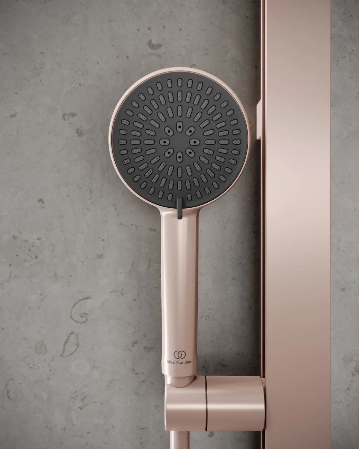 Ideal Standard Idealrain Alu+ 2-Funktions-Handbrause BD580RO, Ø 100mm, Rosé Ideal Standard Idealrain Alu+ 2-Funktions-Handbrause BD580RO, Ø 100mm, Rosé